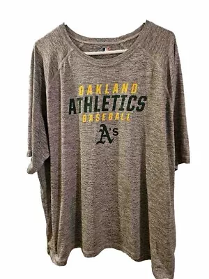 Oakland Athletics A's Baseball T-Shirt Men's 3XL Size Gray Tee Shirt • $13.88