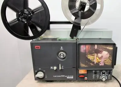 ELMO SOUND SC-18 M HiVision 2-Track Super 8 Projector  Original Box   Serviced • $309.95