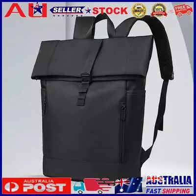 Men Backpack Breathable Waterproof Business Bag For Office Travel (Black) • $22.76