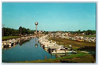 Vermilion Ohio OH Postcard Small Boat Docks River Exterior C1960 Vintage Antique • $19.47