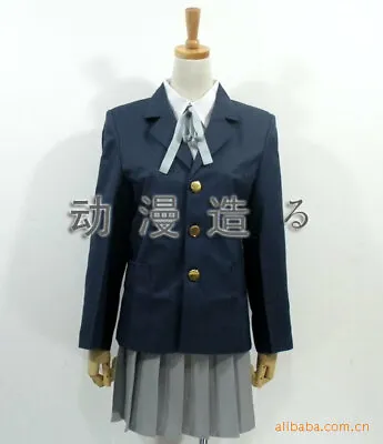 IN STOCK K-ON! Yui Hirasawa Mio Akiyama School Uniform Dress Cosplay Costume • $29