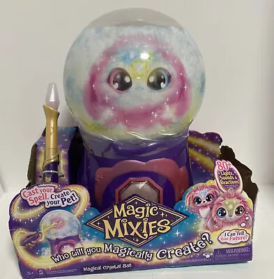 Magic Mixies Magical Misting Crystal Ball W/Interactive 8” Pink Plush Toy/Read • $35