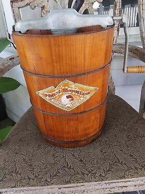 Vintage White Mountain Hand Crank Ice Cream Maker 4 Qt. • $100