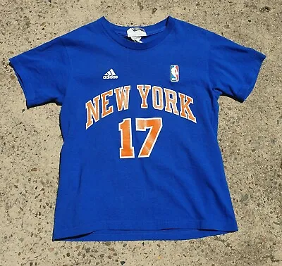 Adidas NEW YORK KNICKS Youth Boys M 10 Jeremy Lin 17 NBA Basketball Shirt Jersey • $17.60