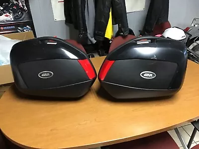 $400 • Buy Givi V35 PLX MONOKEY SIDE CASES BAGS AND BRACKETS 2004-2011 SUZUKI V-STROM DL650