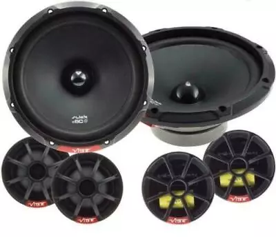 Vibe Slick6c 6.5  17cm 2 Way Component Car Door Speakers & Tweeters 270w Pair • £59.79