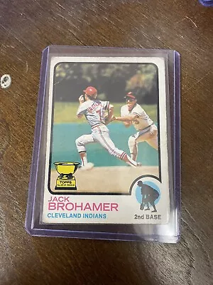 T.C.G 1972 Topps Baseball Jack Brohamer #181 Rookie RC Base Indians • $1.87