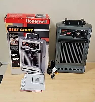 Honeywell HZ-2110 Heat Giant Portable Electric Heater All Metal W/ Thermostat • $74.85