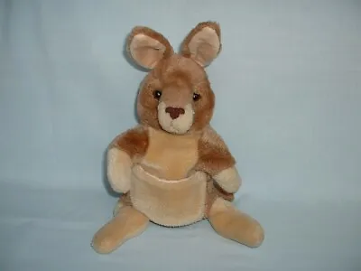 PUPPET COMPANY KANGAROO Hand Glove Puppet Cuddly Soft Plush Toy (WILD ANIMALS) • £5.99