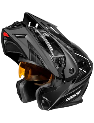 Castle X CX950 V2 General Electric Snowmobile Helmet Matte Black/Silver S-3XL • $394.99