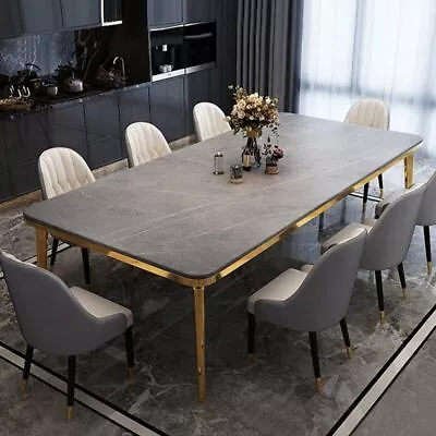 Italian Style Glamourous Marble-Top Dining Table Set • $3567