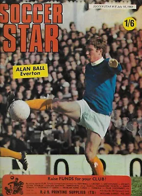 £3.75 • Buy Soccer Star Magazine - July 18 1969  Vol.17 No.45 - Everton, Manchester United