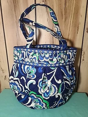 ✅New Vera Bradley Mediterranean Blue Morgan Purse Shoulder Bag Retired 2008 • $13.95