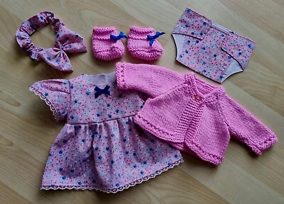 £11.99 • Buy My First Baby Annabell/14 Inch Doll 5 Piece Pink Floral Dress Set (23)
