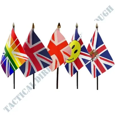 Kids UNION JACK HAND FLAG BRITISH PATRIOTIC STREET PARTY ARMY • £2.99