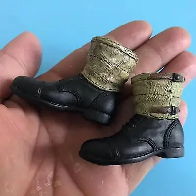 1:6 Scale Men's Boots Shoes Stylish Cosplay Accessories • £7.15