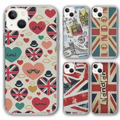 Silicone Phone Case Cover London UK British Prints IPhone 12 13 Samsung 20 21 • £6.95