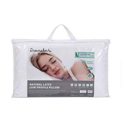 Dreamaker Natural Latex Pillow Low Profile • $54.95