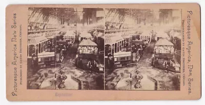 Antique 1893 Chicago Columbian Exposition Vendors Booths Photo Card P044 • $29.99