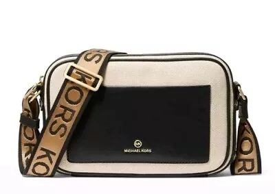 Michael Kors Jet Set LG EW Signature Crossbody MAEVE NWT Summer Bag  • $125