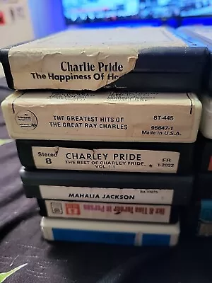 (Lot Of 24) 8-Track Tapes Disco Soul Funk Country 60s 70s Folk Rock And Roll • $5