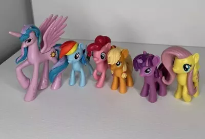 My Little Pony G4 FIM Molded Hair Lot Of 6 Princess Celestia Twilight  Hasbro • $19.99