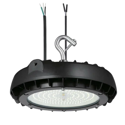 £94.16 • Buy EnviroLite 9 In. 80-Watt UFO Black Integrated LED High Bay Light 15,300 Lumens
