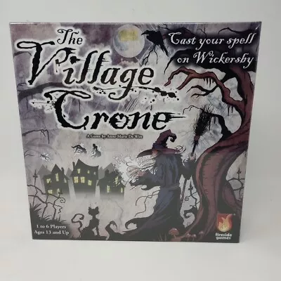 NEW~ Fireside Games THE VILLAGE CRONE Medieval Witch Board Game 2015 1st Edition • $35.50