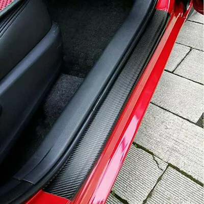 For DODGE Carbon Fiber&Rubber Car Door Scuff Sill Cover Panel Step Protector • $10.55