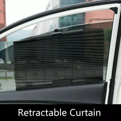 Retractable Car Auto Side Window Baby Sun Shade Shield Cover Roll Curtain Visor • $7.99