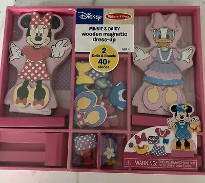 Melissa & Doug Disney Minnie Mouse And Daisy Duck Magnetic Dress-Up Wooden Doll • $15