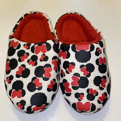 Minnie Mouse Slippers By Disney Red/Black/white Women's Size Medium 8 • $20
