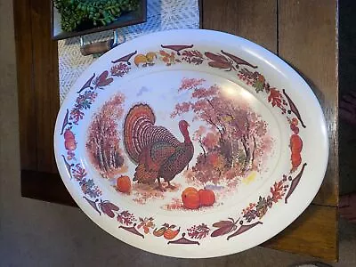 Turkey Platter Thanksgiving Platter Serving Tray • $22