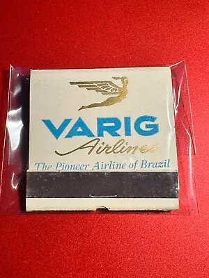 Matchbook - Varig Airlines - More Than 30 Years - Printed Sticks - Unstruck! • $12.99