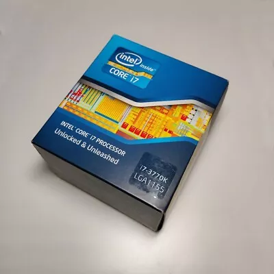 £270 • Buy Intel Core I7-3770K 3.5GHz Quad-Core Processor LGA1155 (New Sealed) Oveclockable
