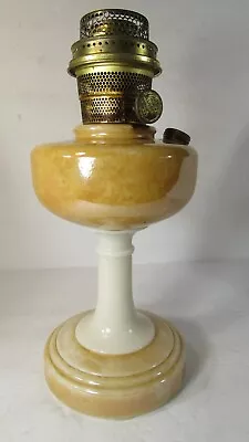 Aladdin Model B Alacite/Gold Lustre Simplicity Oil Lamp Excellent Finish. • $9.99