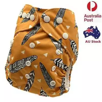 New Reusable Washable Modern Cloth Nappies Baby MCN Modern Cloth Diaper (D116) • $10.99