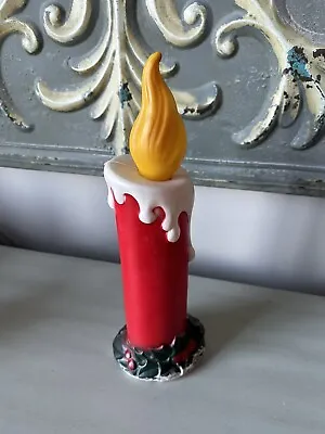 Vintage Table Top Candle With Flame Blow Mold  • $44.99