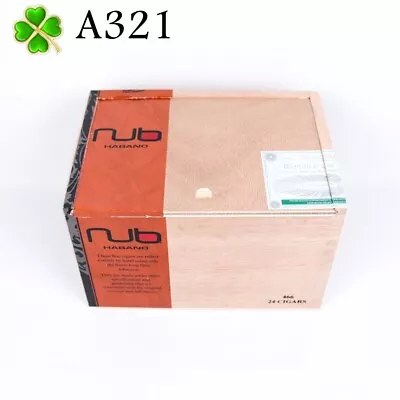 Nub Habano 466 Empty Wood Cigar Box 7  X 4.75  X 4.5  A321 • $5.55