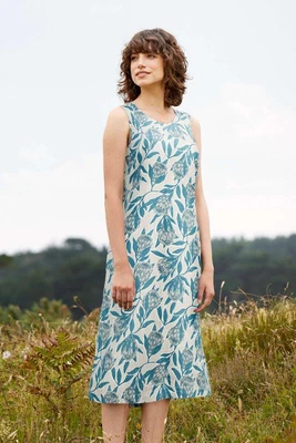 £22.38 • Buy Seasalt Women's Dress - Grey Falling Tide Linen Dress - Regular - Proteas Easel