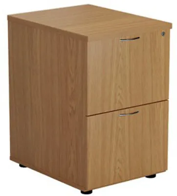 Jemini 2 Drawer Filing Cabinet 464x600x710mm Nova Oak KF79856 • £298.58