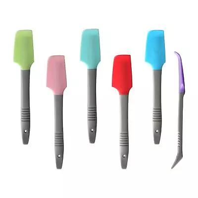 Silicone Mini Spatula Curved Small Spatula Kitchen Scraper Spatula • $14.92