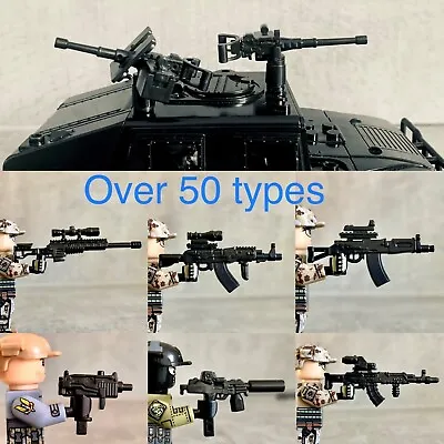 £0.99 • Buy Lego Guns, Machine Guns, Rifles - M16, Uzi, AK47, M240, MP5, AR15 & Many More!