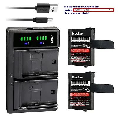 Kastar Battery Dual USB Charger For Motorola 53617 BNH-KEBT-086 MH230TPR FRS-010 • $28.99