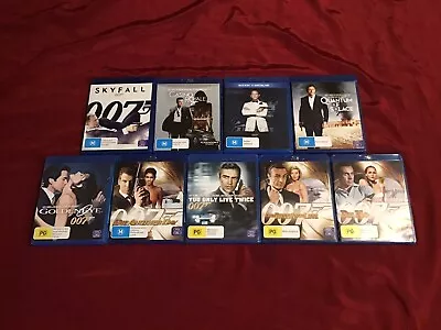 Movie Jame Bond 007 Bulk Blu Ray Lot -Dr.No-You Only Live Twice-GoldenEye • $9.99