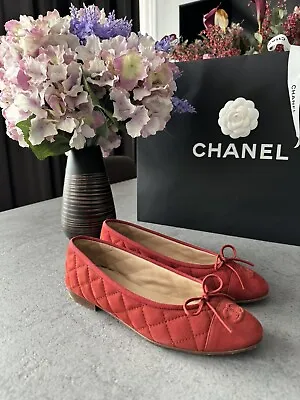 Chanel Authentic Ballet Flats Size 365 • £450