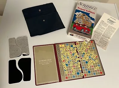 Rare Hard To Find Vintage Scrabble Crossword Game Travel Edition 1987 Road Trip • $23.03