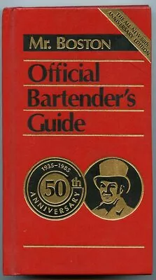 Mr Boston - Official Bartenders Guide - 50th Anniversary Book Ex Cond • $14