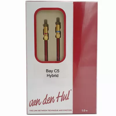 Van Den Hul The Bay C5 Hybrid 1m 5 STAR Analogue Interconnects 2RCA To 2RCA  • $113.69