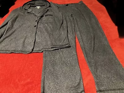 Nicole Miller Womens Pajama Set Gray Color Size S 100% Polyester • $11